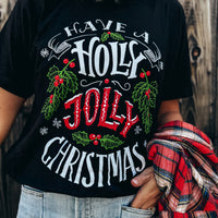 Holly Jolly Christmas BLACK