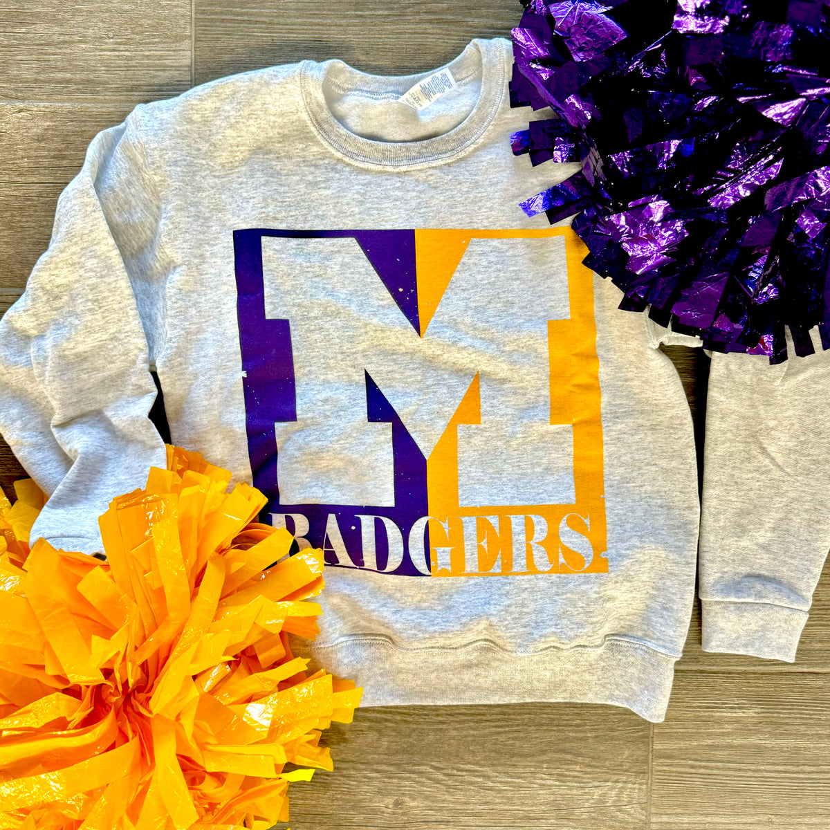 M Badgers Youth Sweatshirt