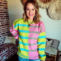 Bold and Bright Striped Sweater