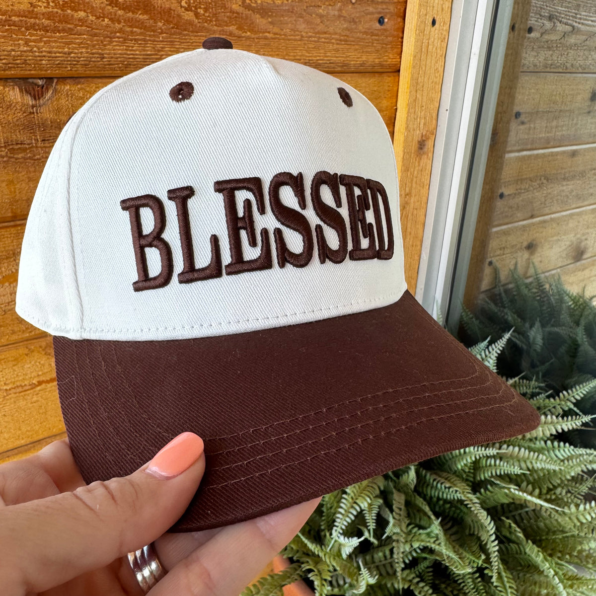 Blessed Brown Trucker Hat