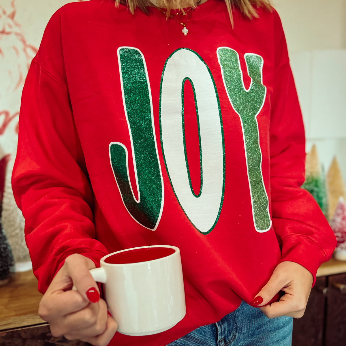 JOY GLITTER Sweatshirt