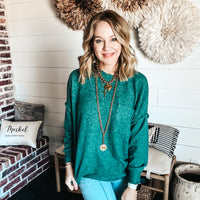 Cozy Colors Tunic - DARK GREEN