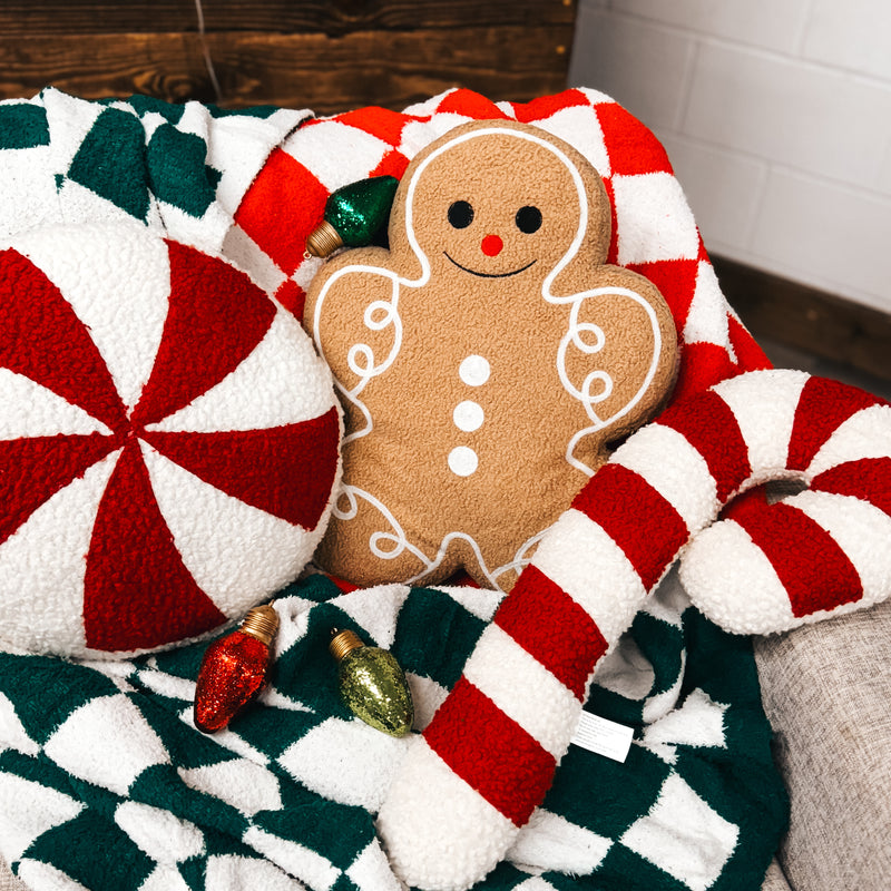 Gingerbread Man Pillow