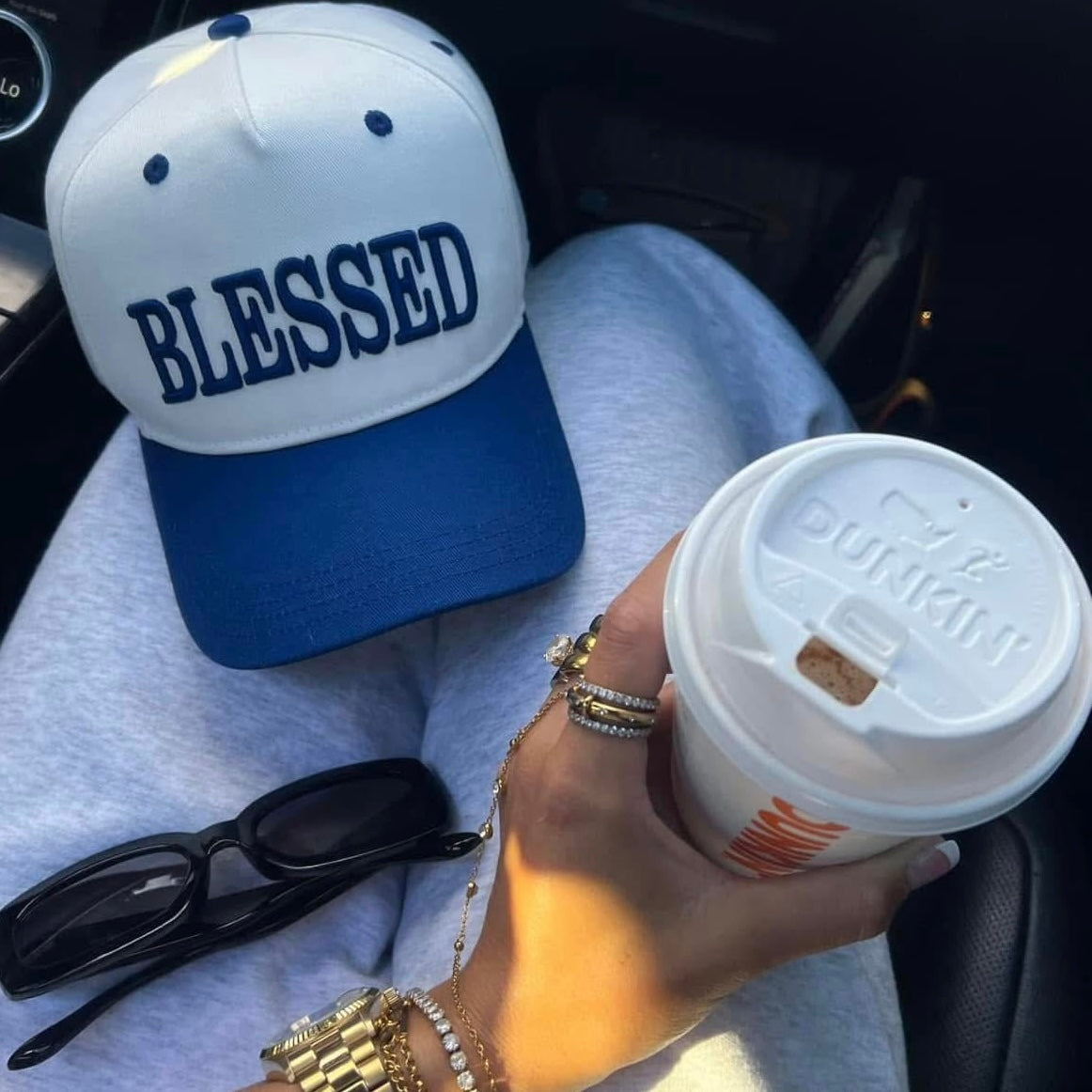 Blessed Blue Trucker Hat