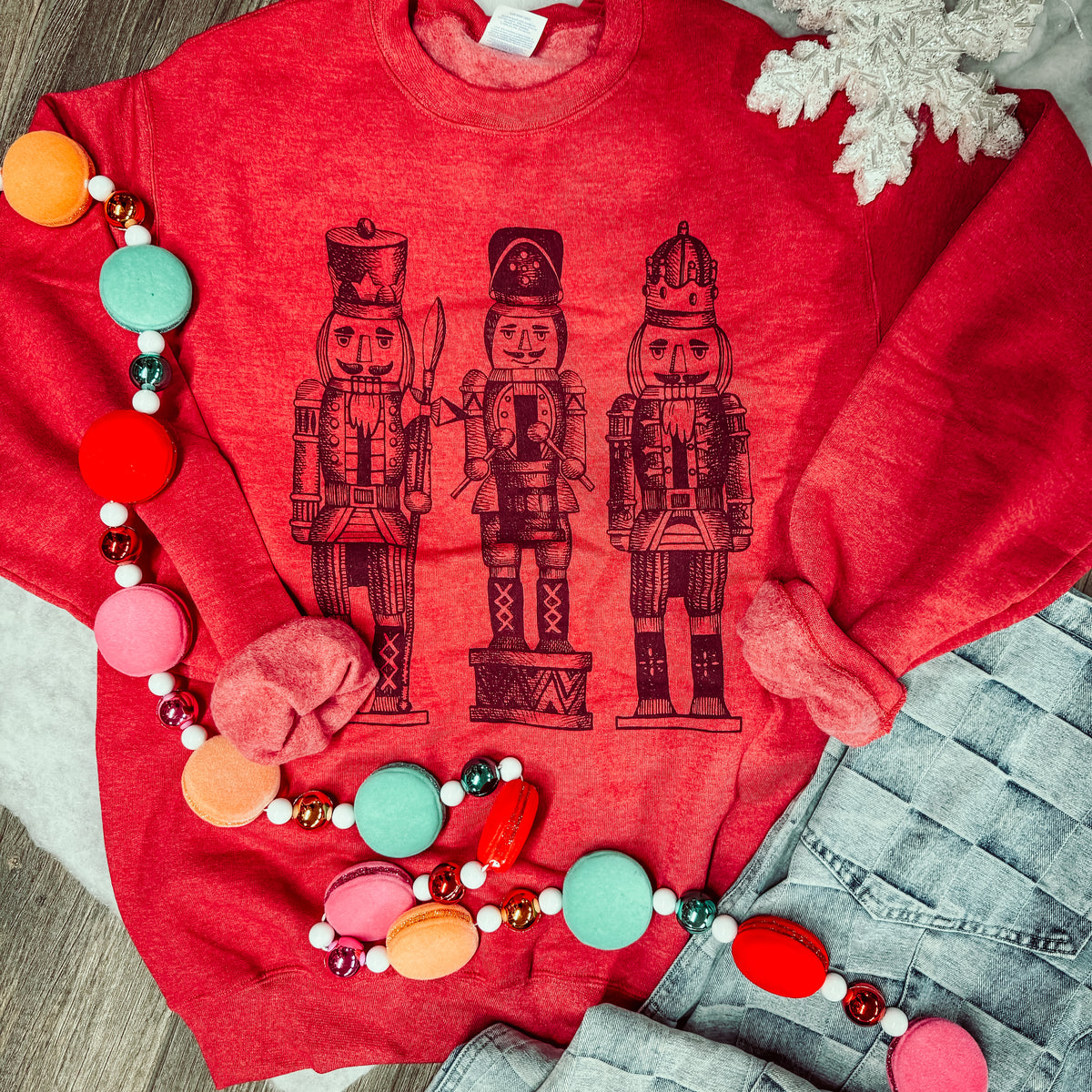 Monochrome Nutcracker Sweatshirt