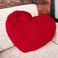 Heart Sherpa Pillows