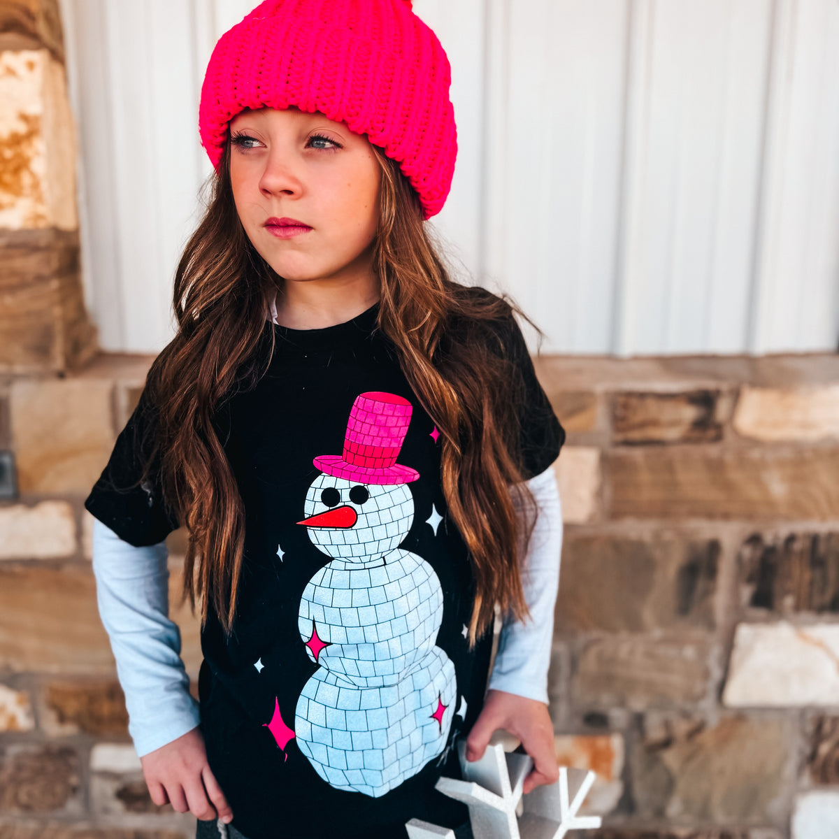 YOUTH Disco Snowman Tee