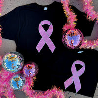 YOUTH Breast Cancer Glitter Ribbon