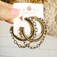 Gianna Chain Hoop