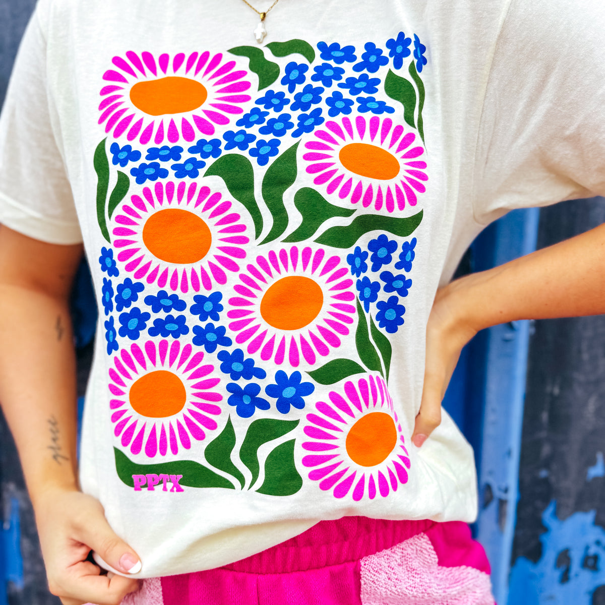 Bold Flowers Tee