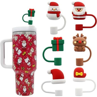 PREORDER Christmas Straw Toppers