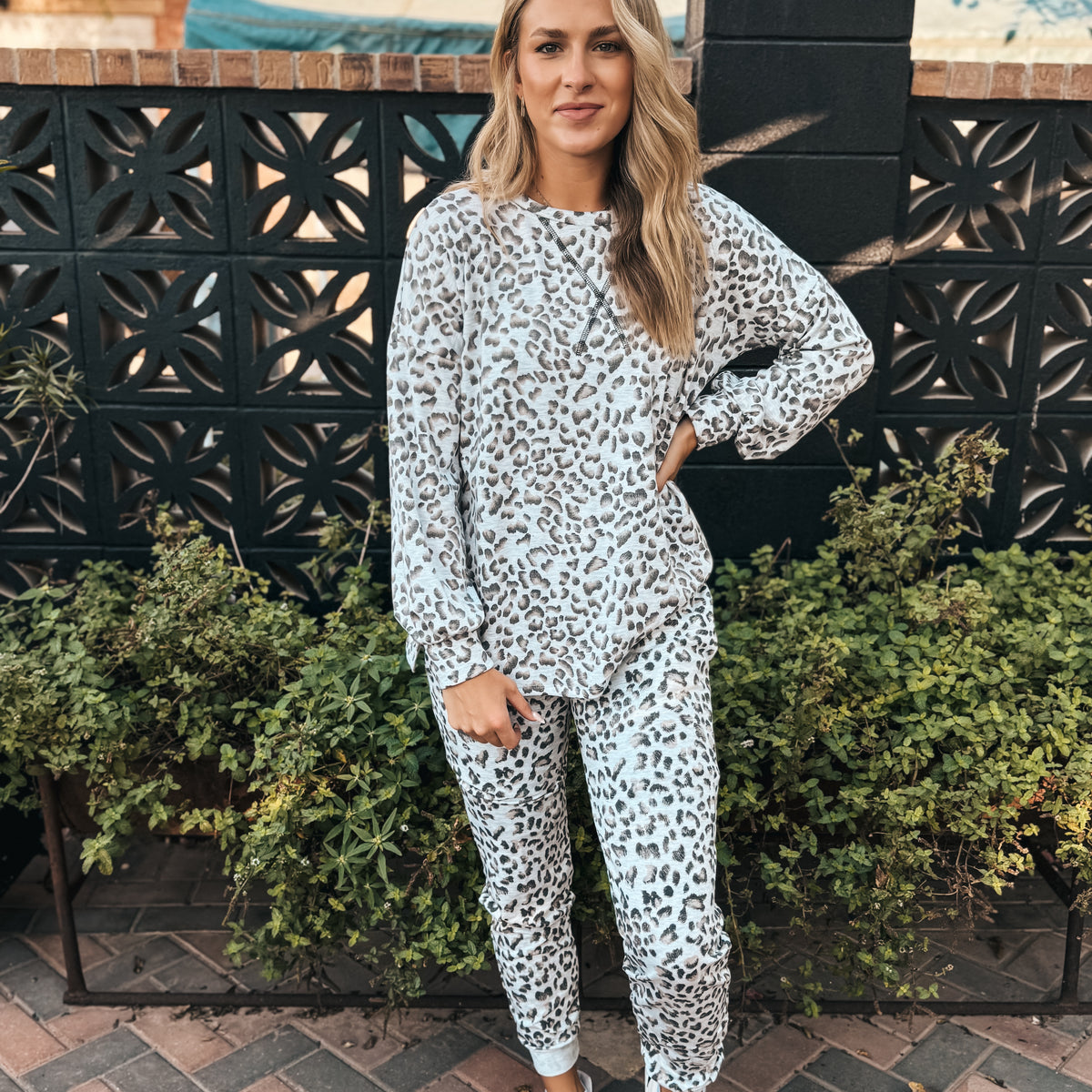 Leopard French Terry Tunic