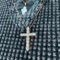 XL Diamond Cross Necklace