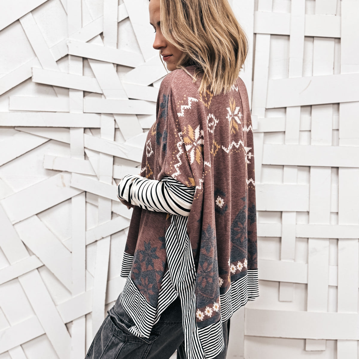 Mix and Match Poncho Tunic