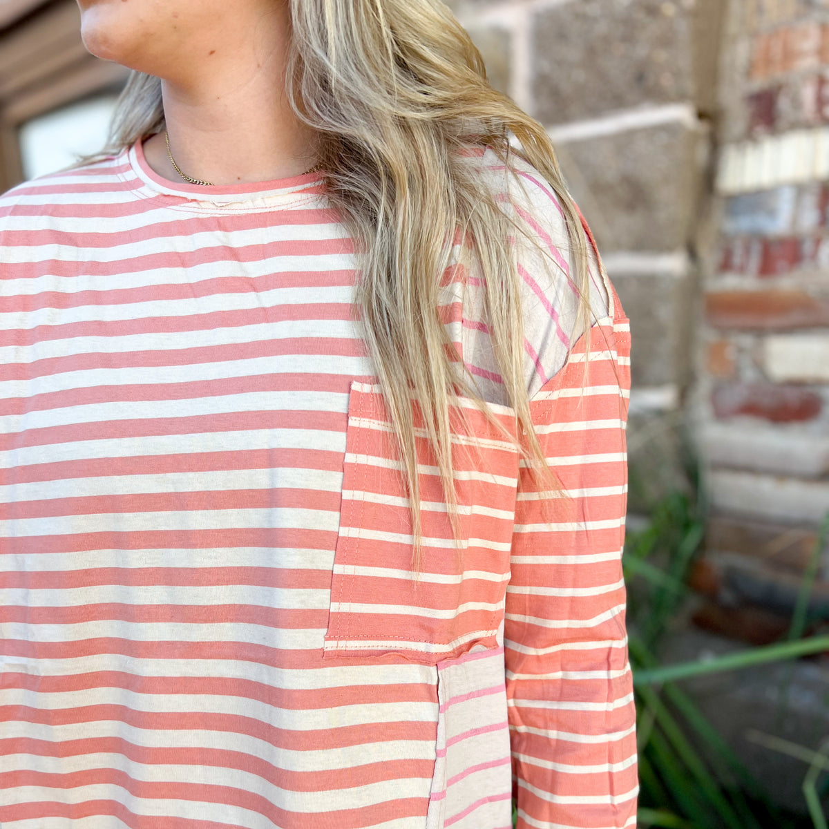 Tammy Two-Toned Striped Longsleeve